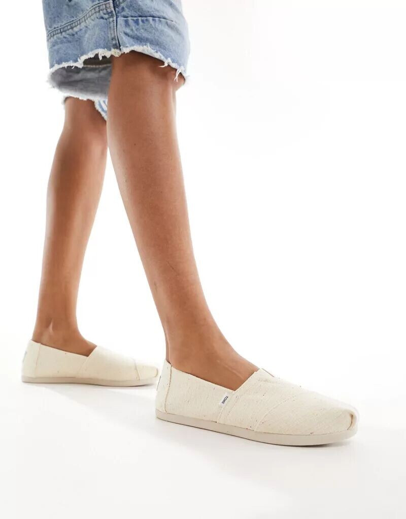 

Натуральные эспадрильи TOMS Alpargata с мелкими крапинками