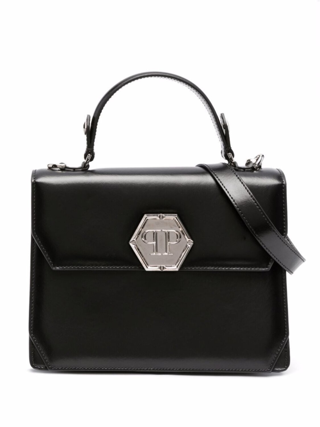 

Сумка-тоут с логотипом Hexagon Philipp Plein, черный