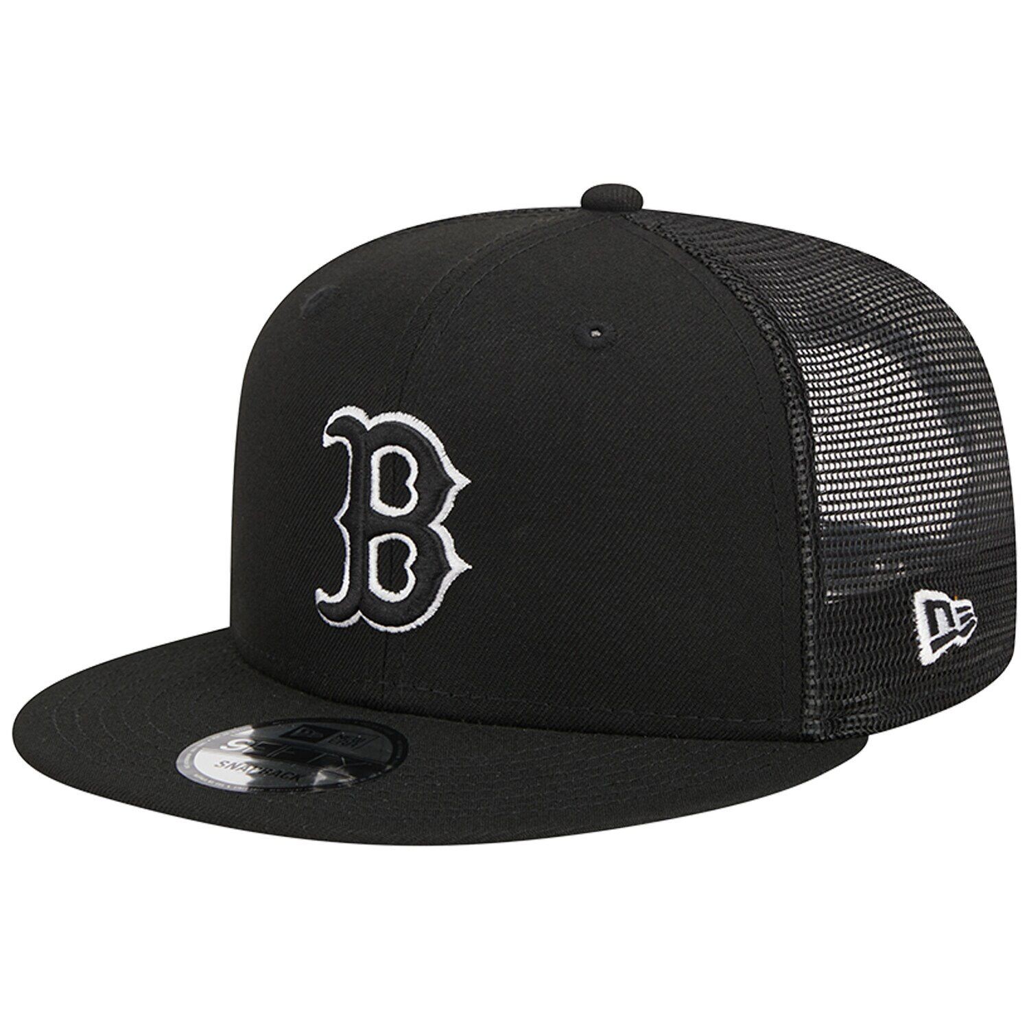 

Мужская черная кепка New Era Boston Red Sox Trucker 9FIFTY Snapback