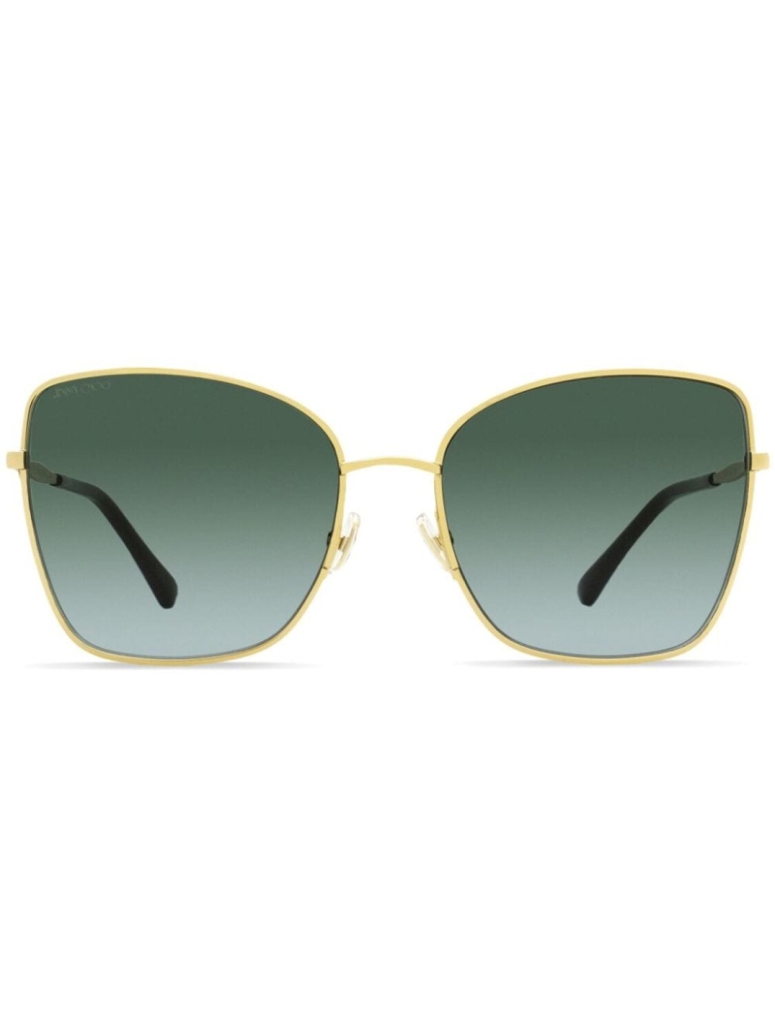 

Jimmy Choo Eyewear солнцезащитные очки Alexis Butterfly в массивной оправе, серый