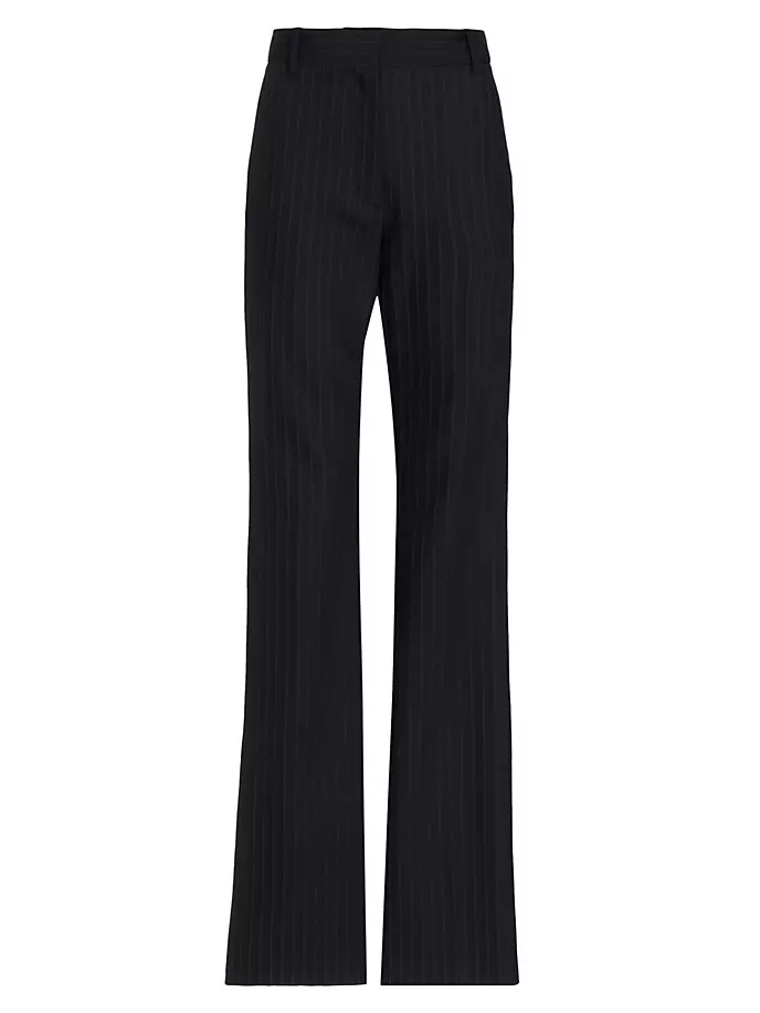 

Брюки Corette в тонкую полоску Nili Lotan, цвет navy pinstripe