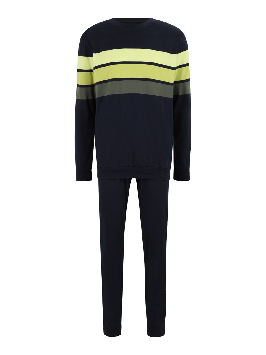 

Пижама SCHIESSER Long Pajamas, морской синий