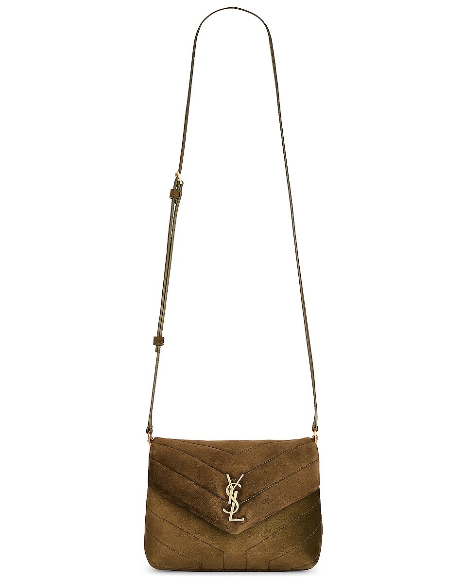 

Сумка кросс-боди Saint Laurent Toy Loulou, цвет Loden Green