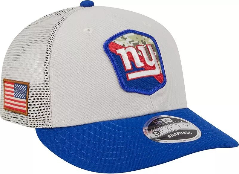 

Мужская низкопрофильная регулируемая кепка New Era New York Giants 2023 Salute to Service 9Fifty Stone