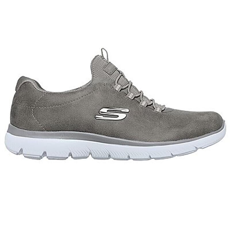 

Женские кроссовки Skechers для ходьбы 149200_DKTP Серо-коричневый с резинкой