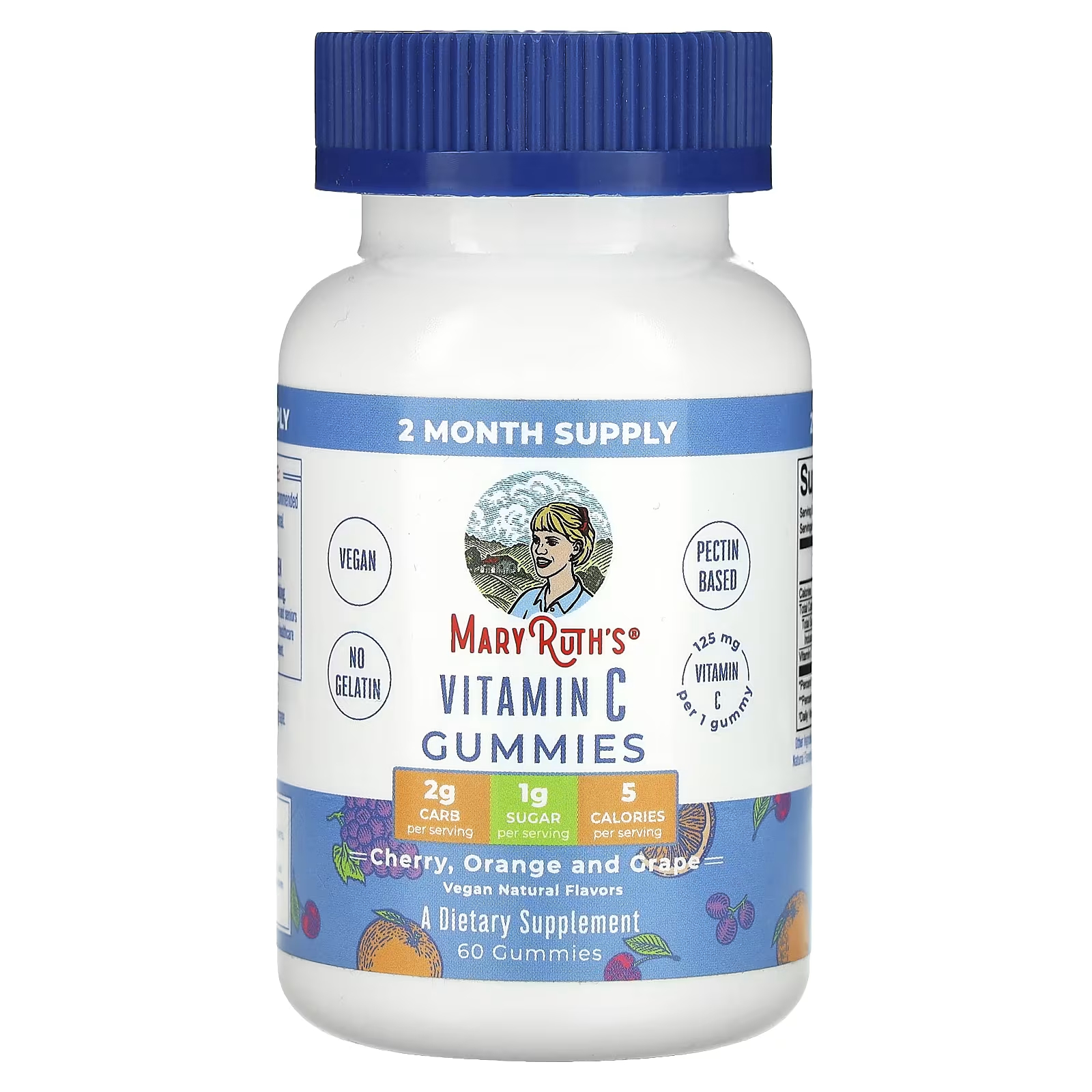 Пищевая добавка MaryRuth's с витамином С, вишня, апельсин и виноград lifeseasons clinical immunity жевательные таблетки с бузиной 3250 мг 75 жевательных таблеток