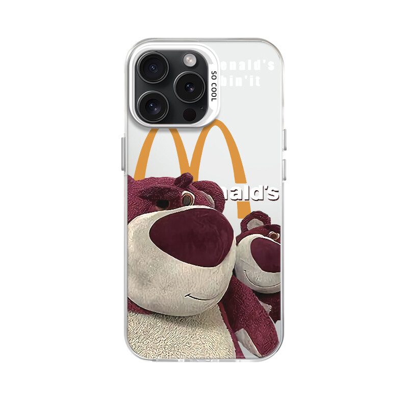 

Полюбуйтесь чехлом для телефона с медвежонком Surprise Bear, IMD-Antique White-Two Bears 1