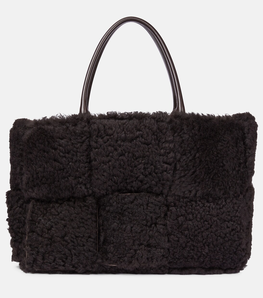 

Сумка-тоут Arco из овчины Bottega Veneta, коричневый
