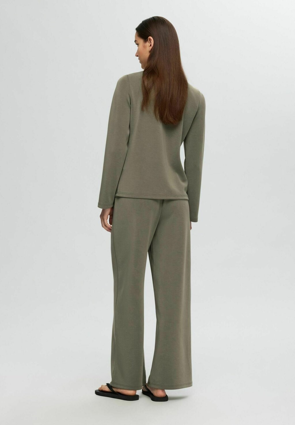 

Брюки SLFTENNY Selected Femme, хаки