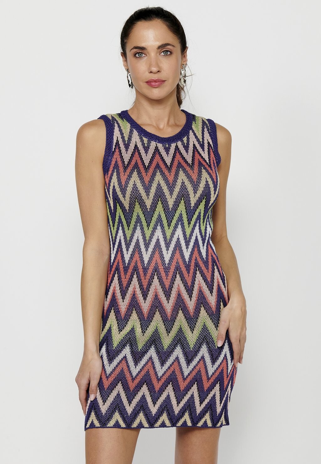 

Трикотажное платье HIGH SUMMER Koroshi, цвет multicolor