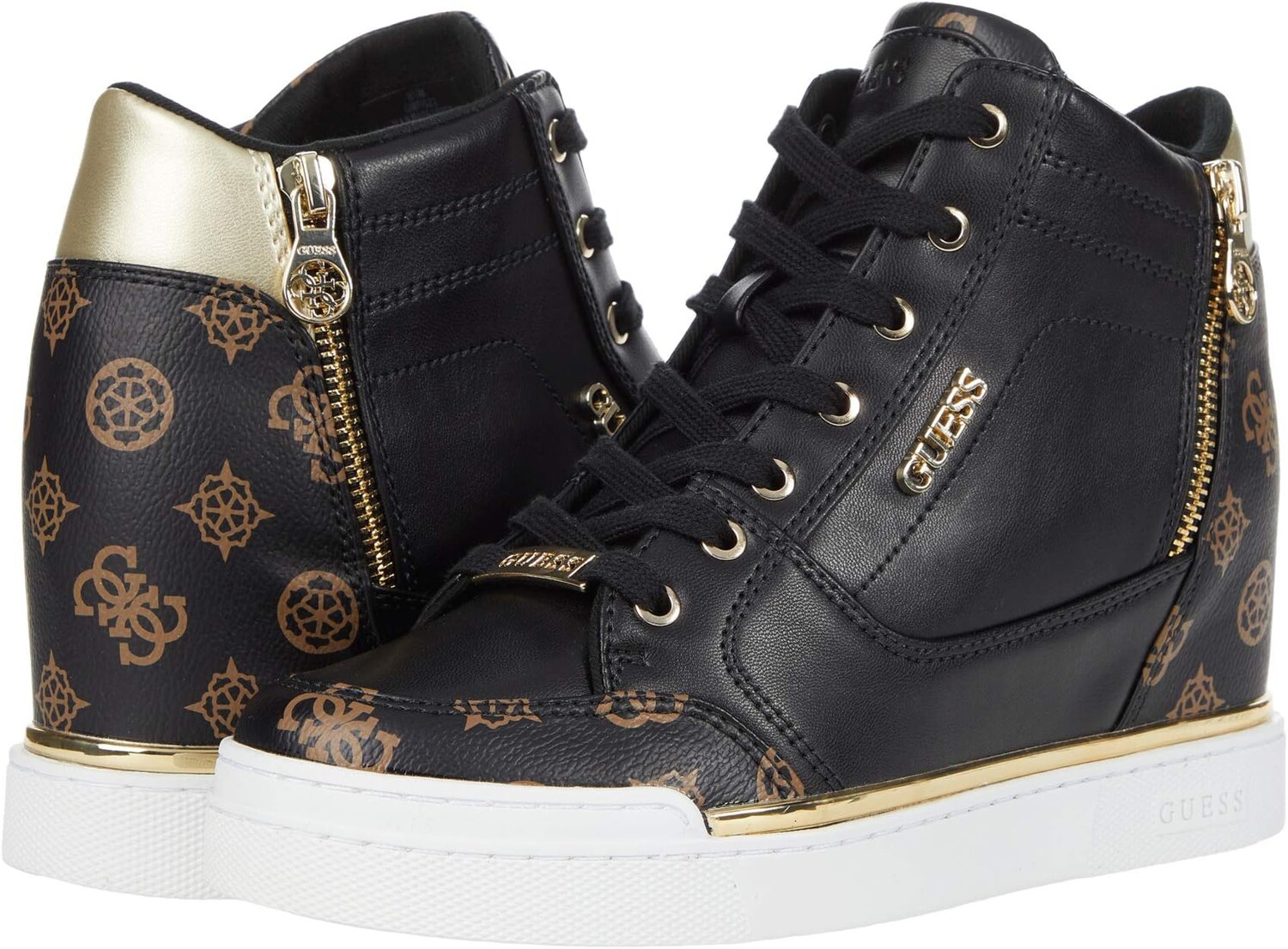 

Кроссовки Figz GUESS, цвет Black/Brown/Platino