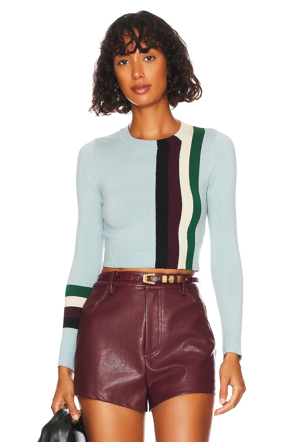 

Свитер JoosTricot Long Sleeve Crop, цвет Pool Stripes