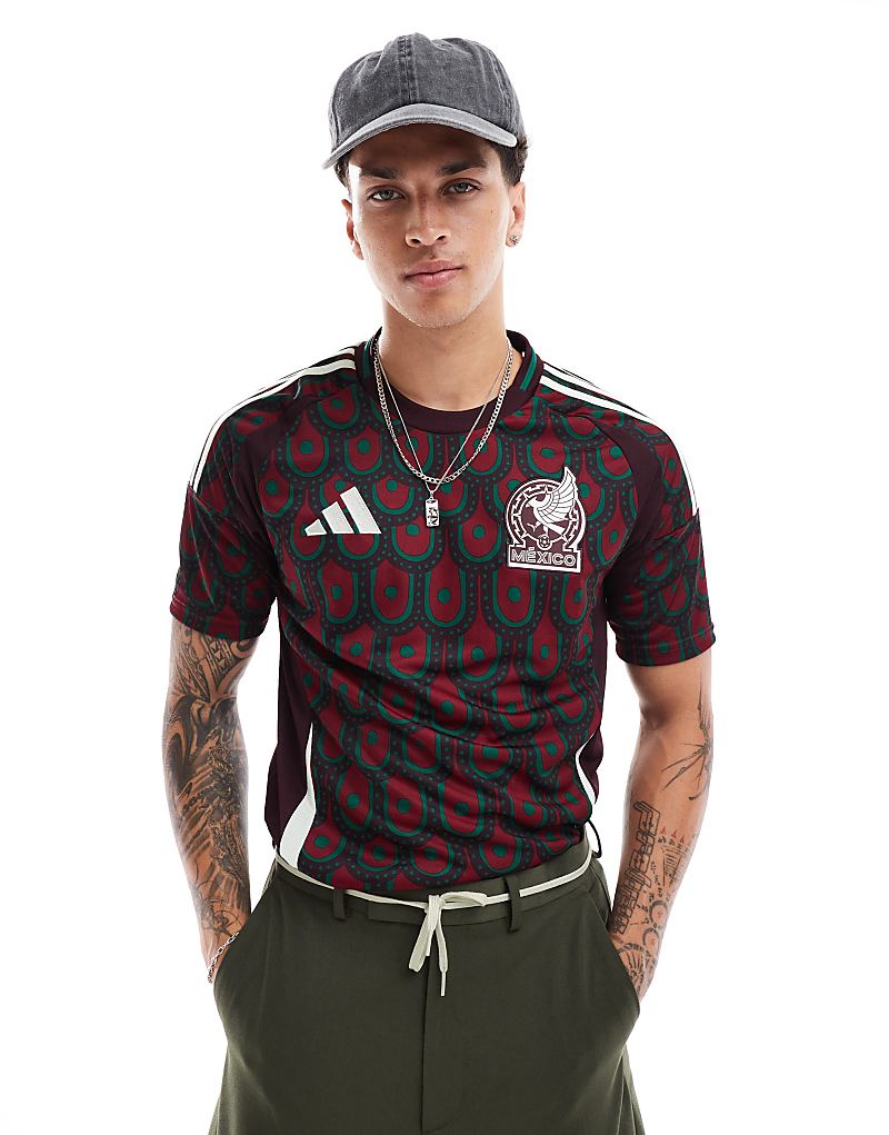 

adidas Football — Copa America 24/25 — домашняя футболка мексиканского цвета бордового цвета