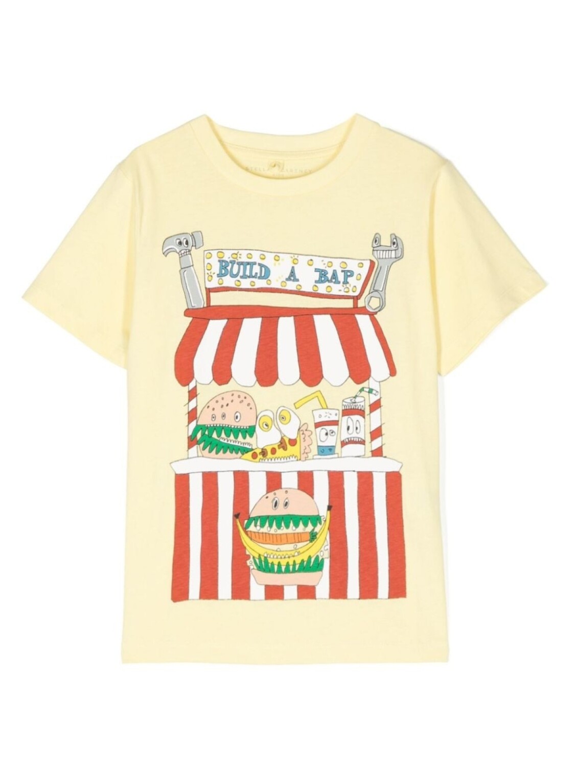 

Stella McCartney Kids футболка Crunchy Lunchy, желтый