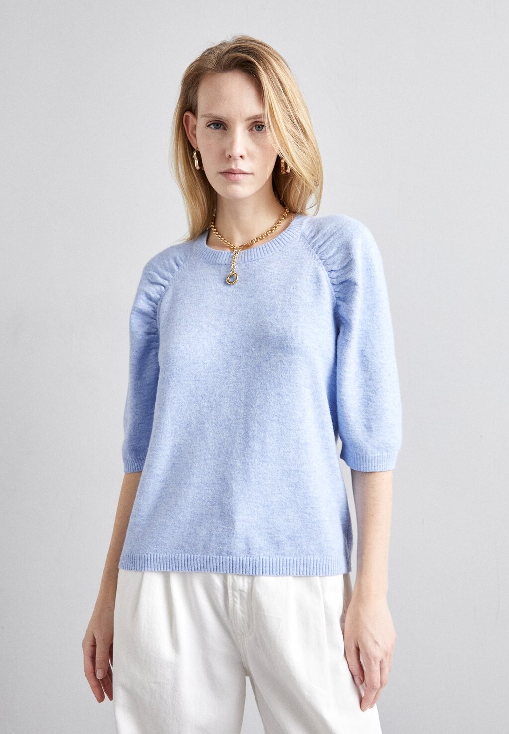 

Вязаный свитер MANYA MUNTHE, цвет light blue