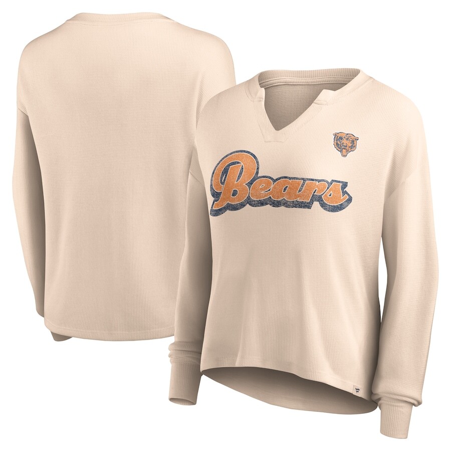 

Футболка с длинным рукавом Fanatics Branded Chicago Bears, загар