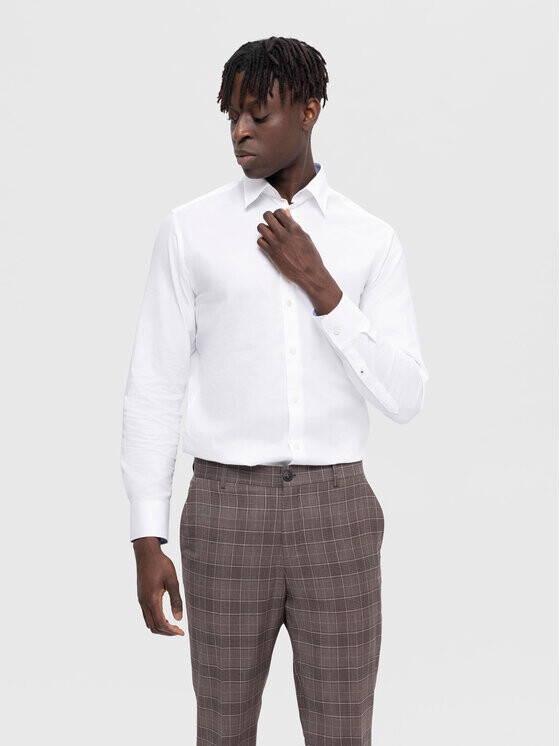 

Рубашка узкого кроя Selected Homme, белый
