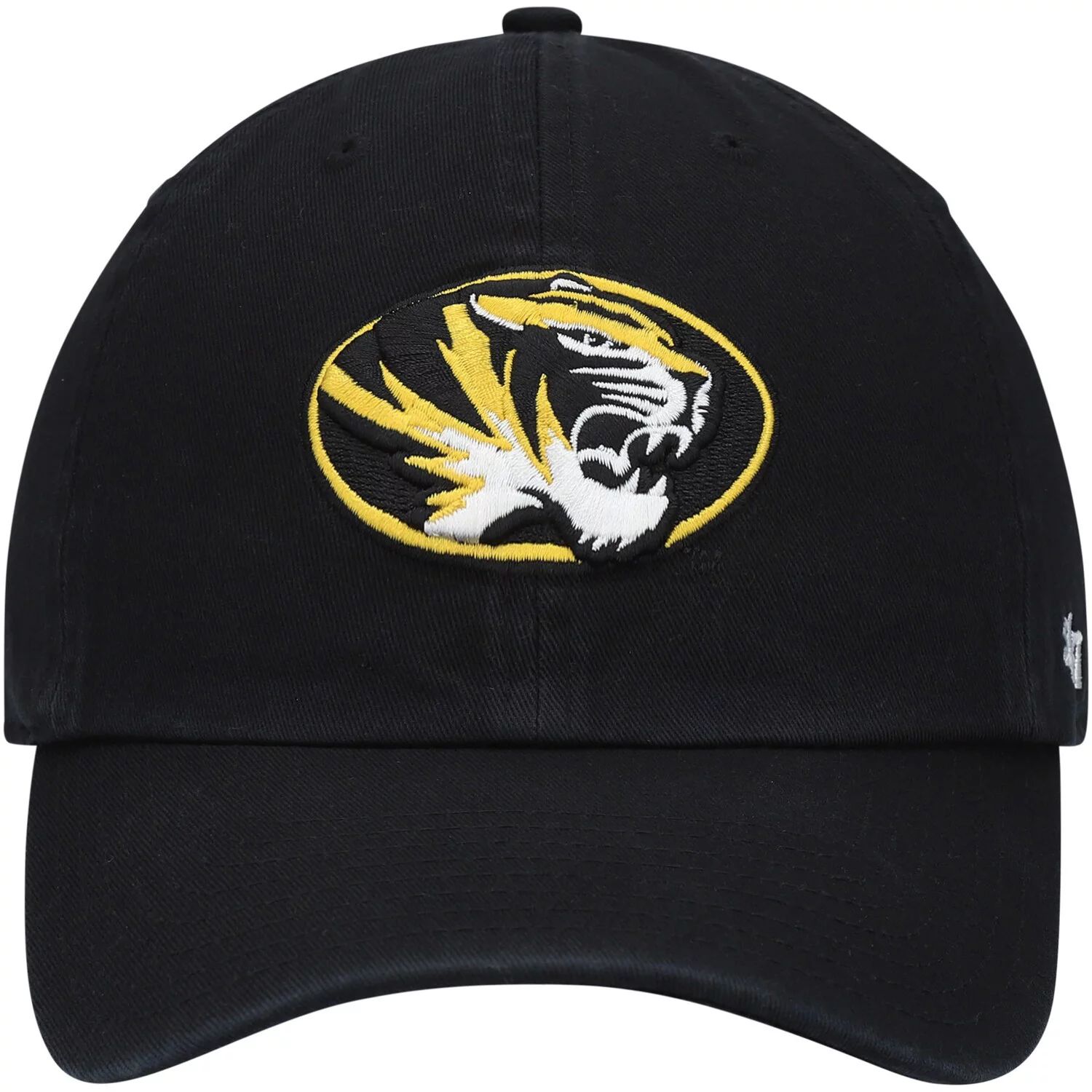 цена Мужская регулируемая кепка с логотипом '47 Black Missouri Tigers Clean Up