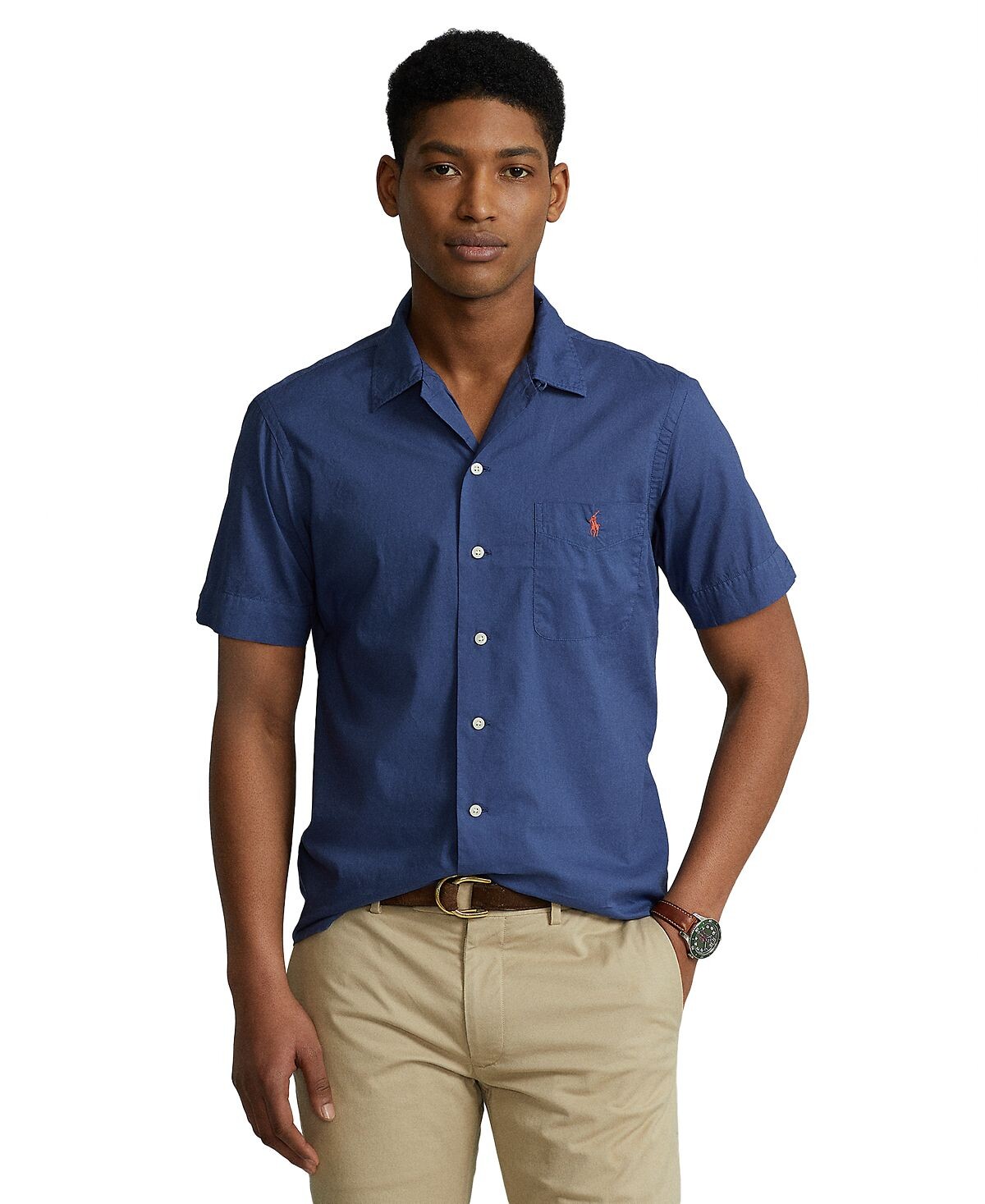 

Классическая тканая рубашка Camp Polo Ralph Lauren