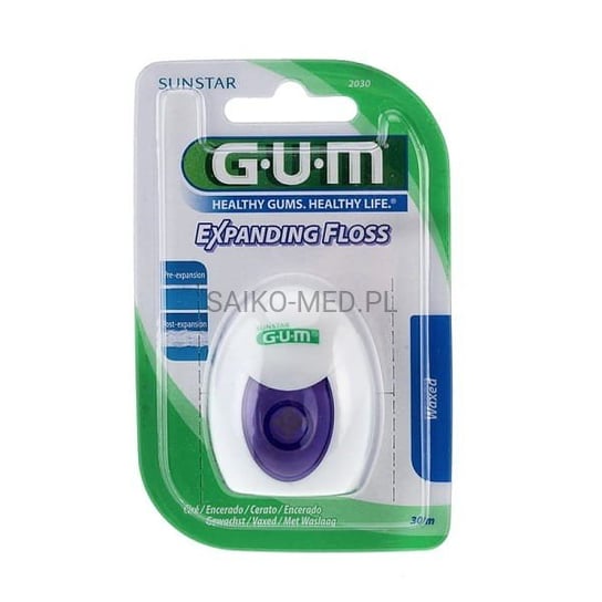 Зубная нить 1 шт. GUM Expanding Floss -, Sunstar Gum зубная нить revyline 840d expanding floss 1 шт