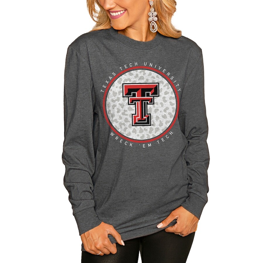 

Футболка с длинным рукавом Gameday Couture Texas Tech Red Raiders, угольный