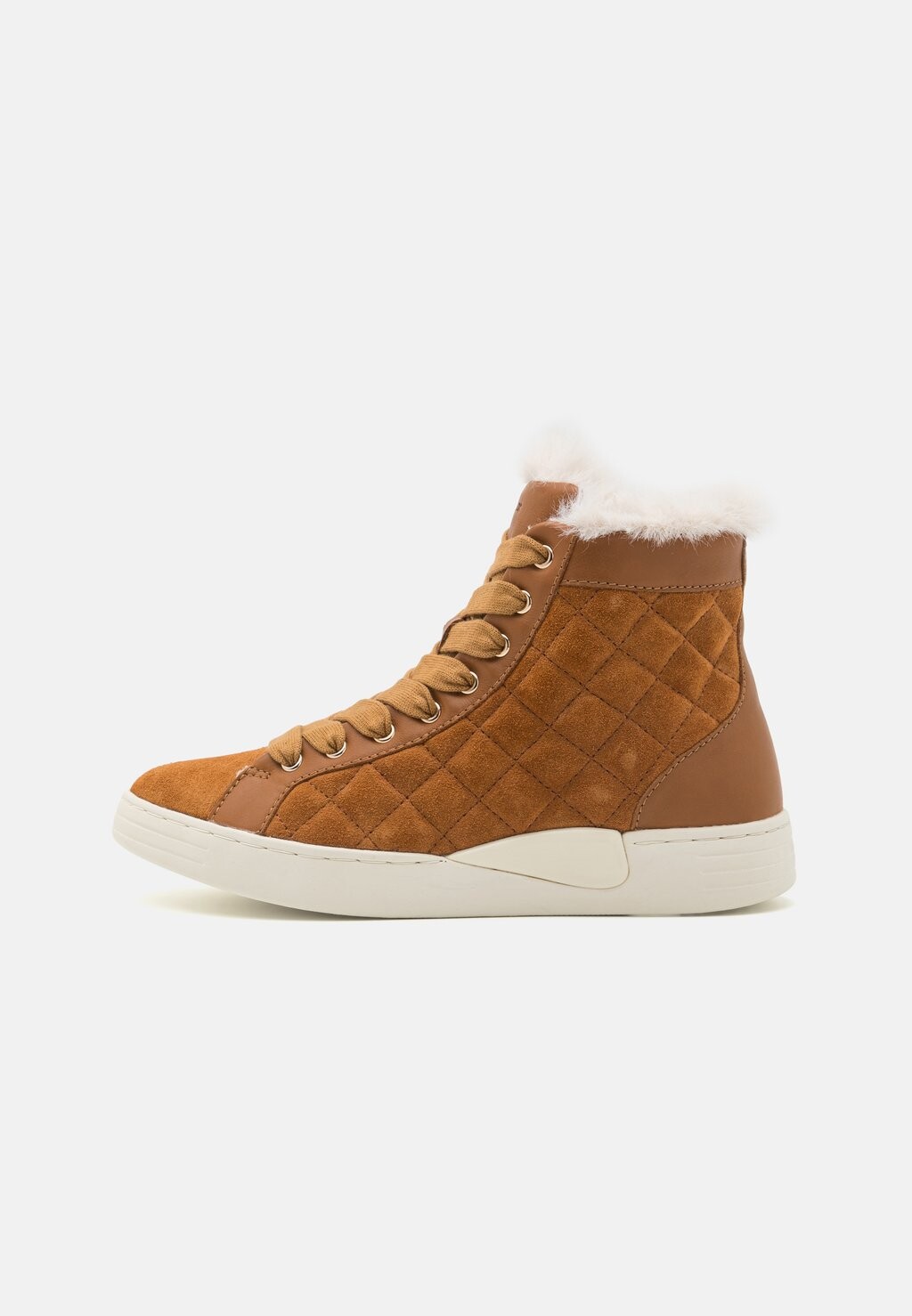 

Высокие кроссовки Lauressa Geox, цвет cognac