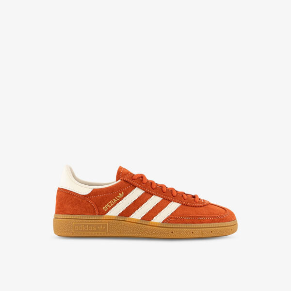 

Замшевые кроссовки handball spezial с фирменными полосками Adidas, белый