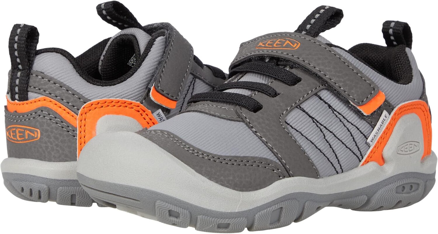 

Походная обувь Knotch Peak KEEN, цвет Magnet/Safety Orange
