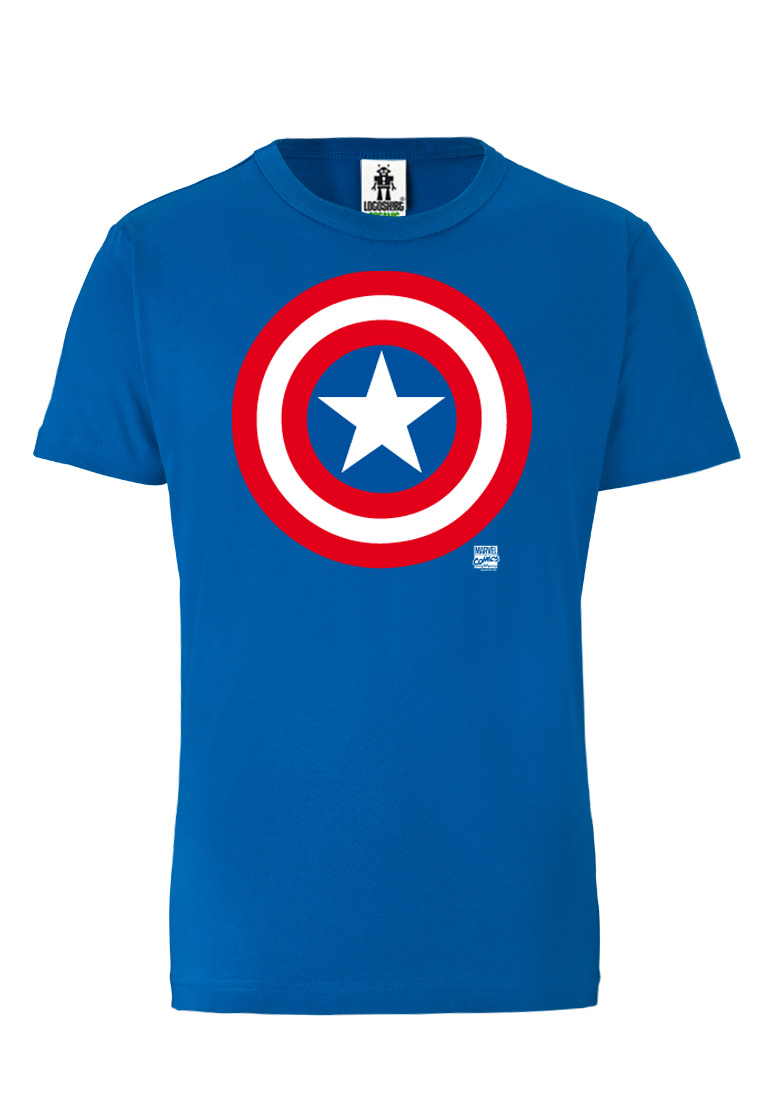 Футболка Logoshirt Marvel Capta, синий