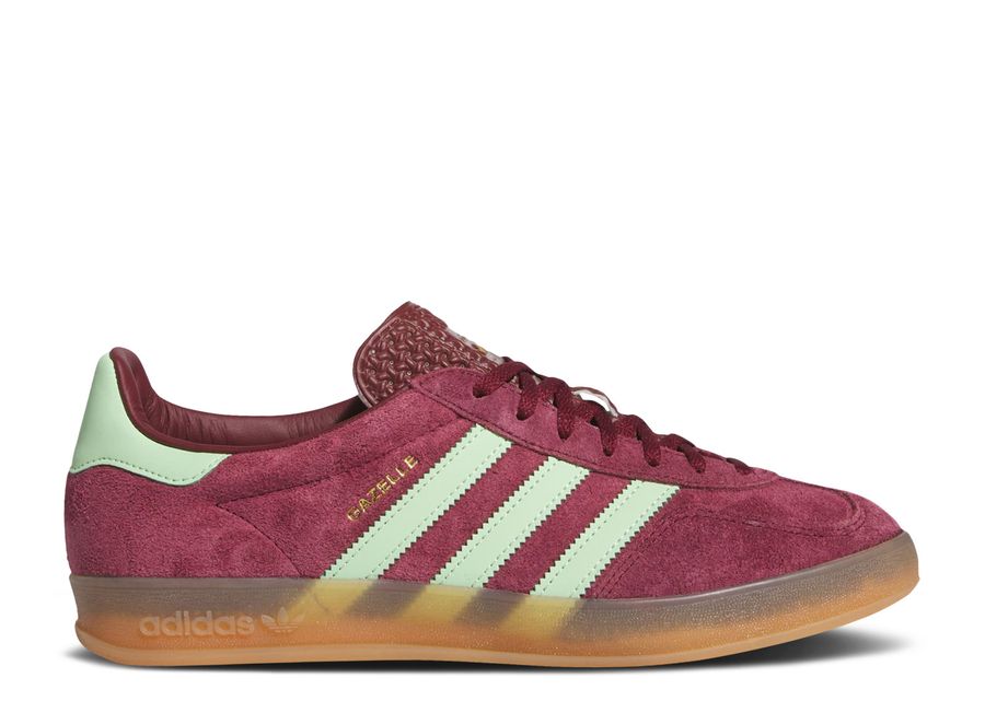 

Кроссовки adidas Gazelle Indoor, цвет Shadow Red Semi Green Spark