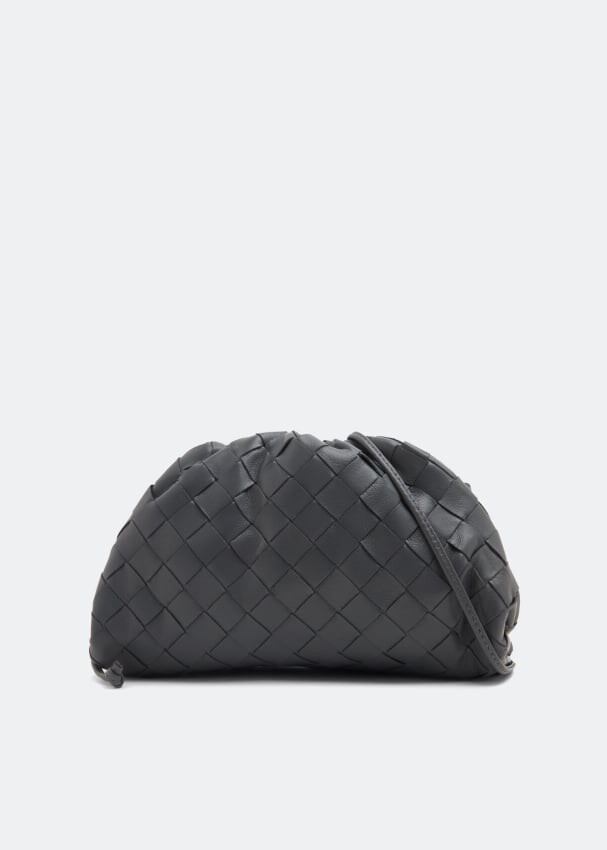 Клатч Bottega Veneta Mini Pouch, серый сумка клатч bottega veneta intrecciato pouch цвет barolo