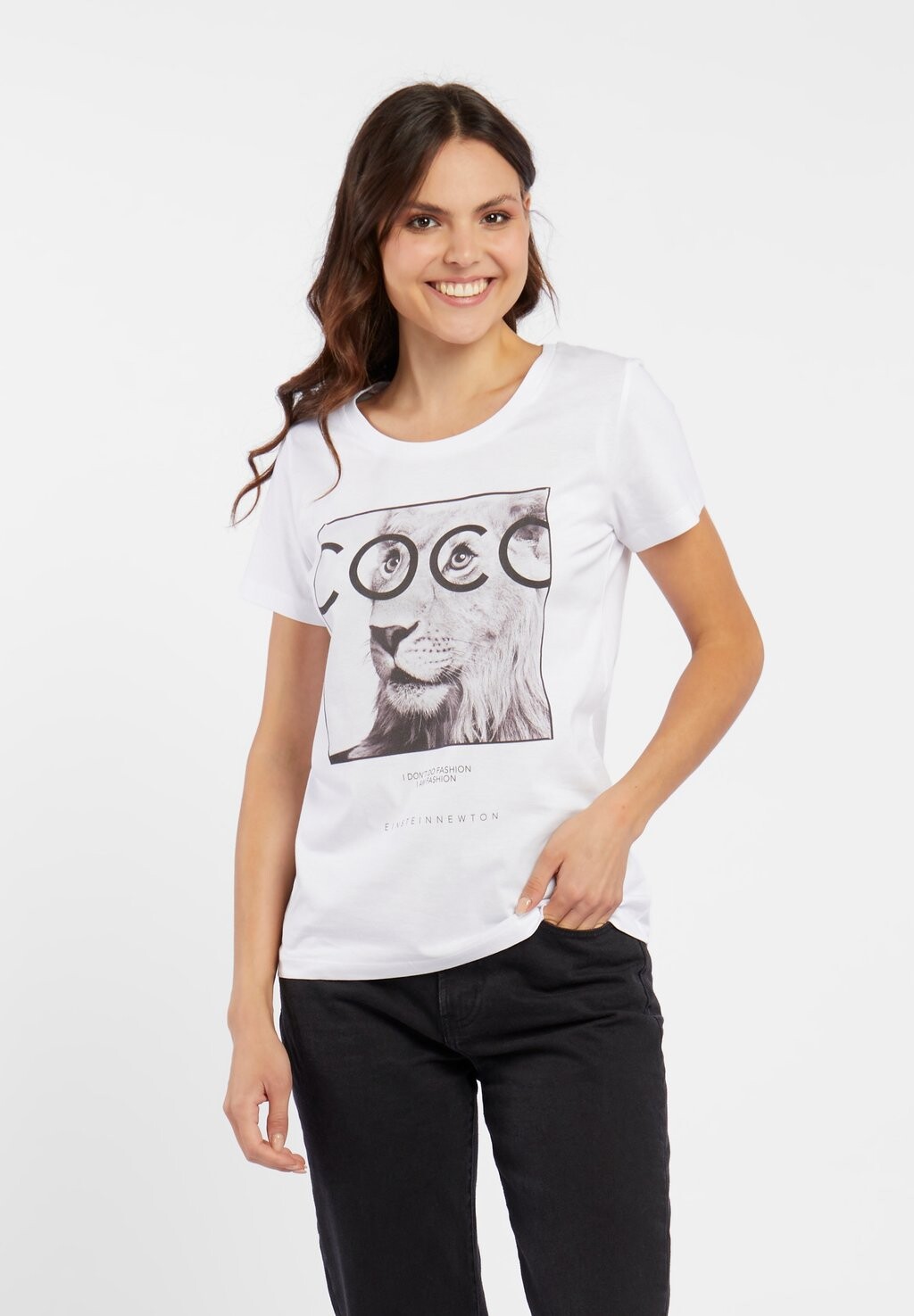 

Футболка с принтом FASHION ANIMAL RODEO Einstein Newton, цвет weiß