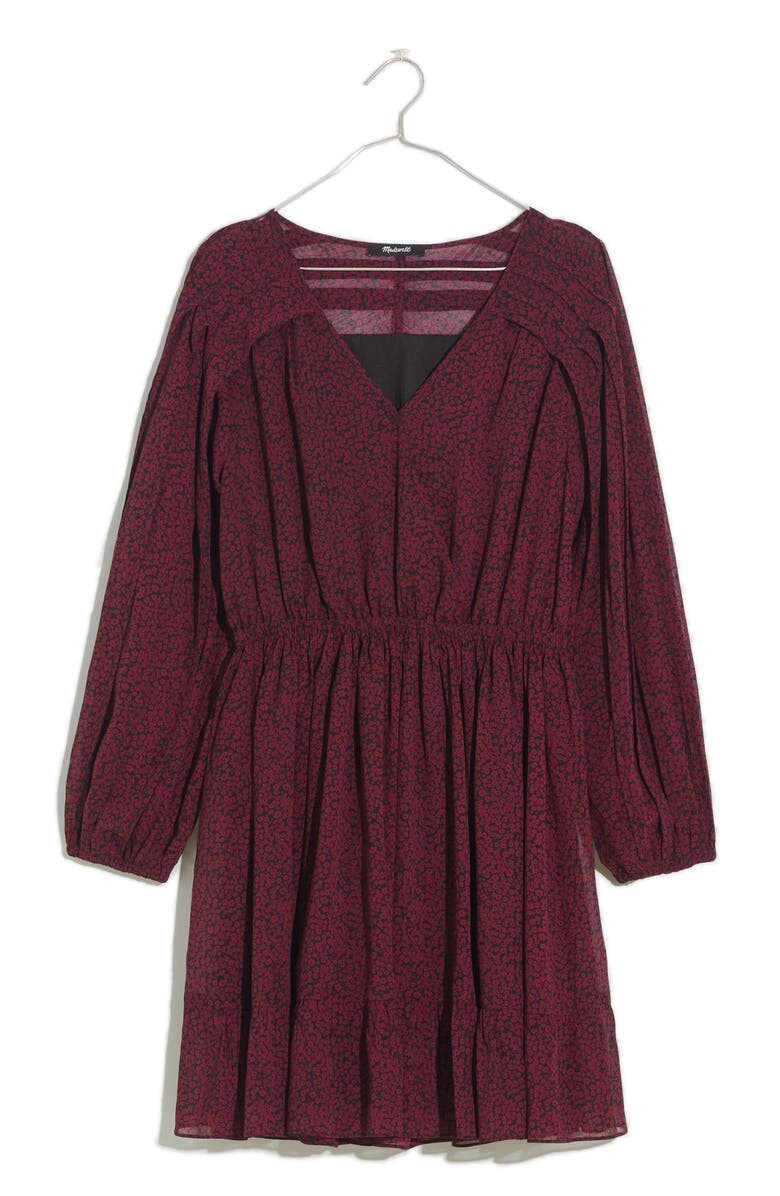 

Мини-платье Resourced Georgette с длинными рукавами и искусственным запахом MADEWELL