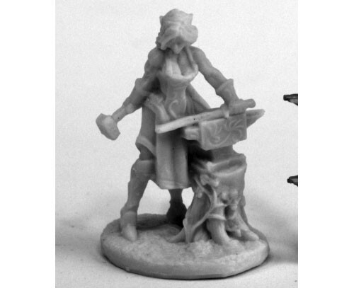

Миниатюра Reaper Dark Heaven Bones: Elven Blacksmith