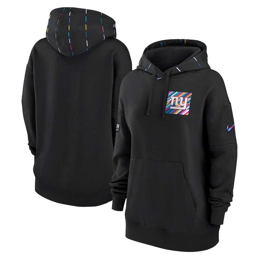 

Пуловер с капюшоном Nike New York Giants, черный