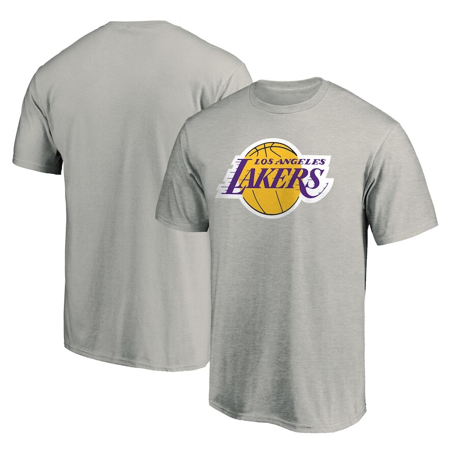

Футболка с коротким рукавом Fanatics Branded Los Angeles Lakers, серый