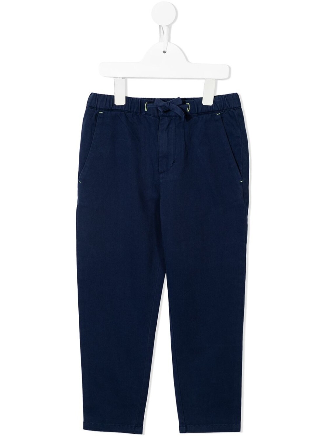 

Stella McCartney Kids прямые брюки с кулиской, синий
