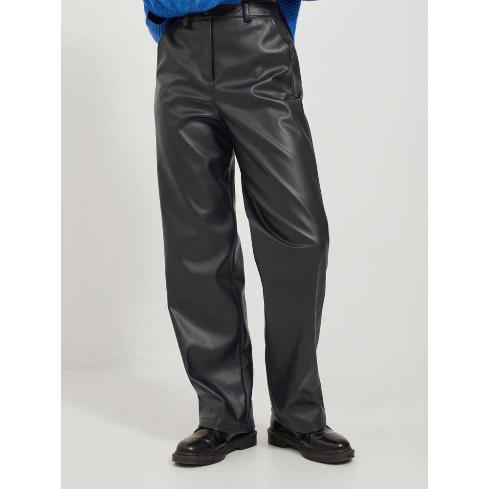 

Брюки Jack & Jones Mary Faux Leather JJXX High Waist, черный