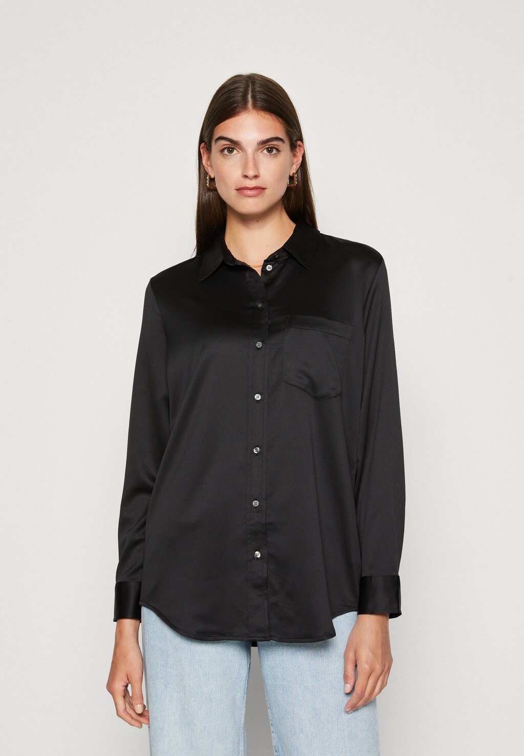 

Рубашка GAP РУБАШКА БОЙФРЕНД, цвет black