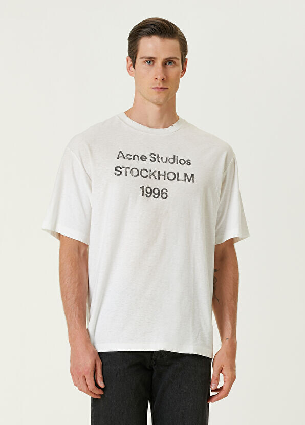 

Футболка с логотипом Acne Studios, белый