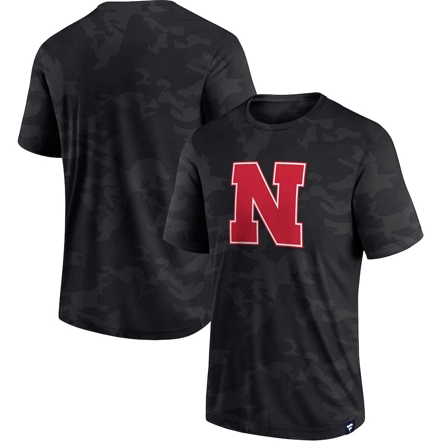 

Футболка с коротким рукавом Fanatics Branded Nebraska Huskers, черный