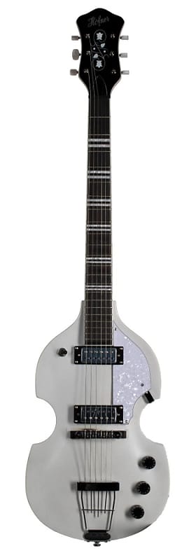 цена Электрогитара Hofner HI-459-PE-PW Ignition Violin Guitar - White