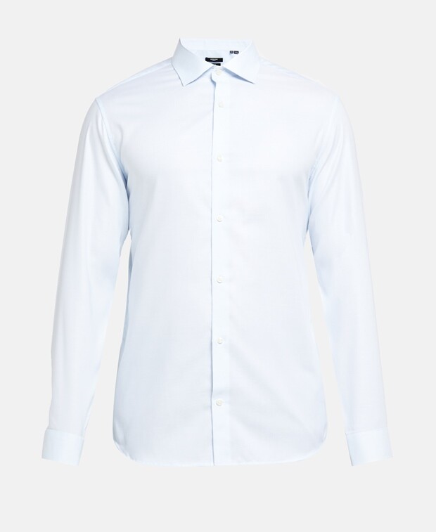 

Рубашка с длинными рукавами – облегающий крой Jack & Jones, светло-синий
