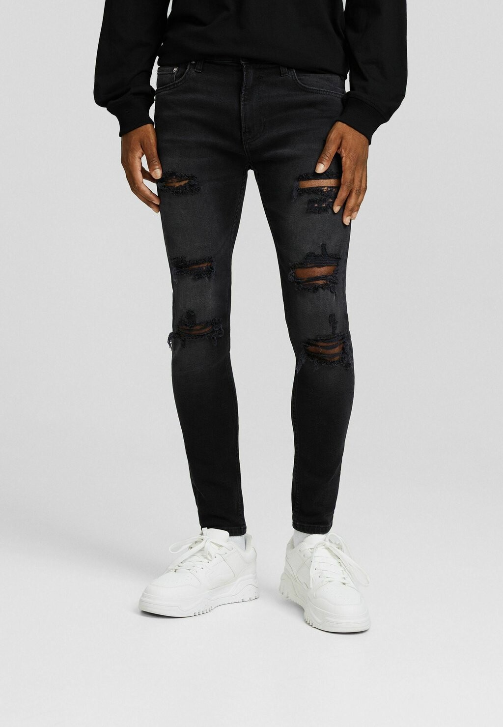 

Джинсы скинни Bershka