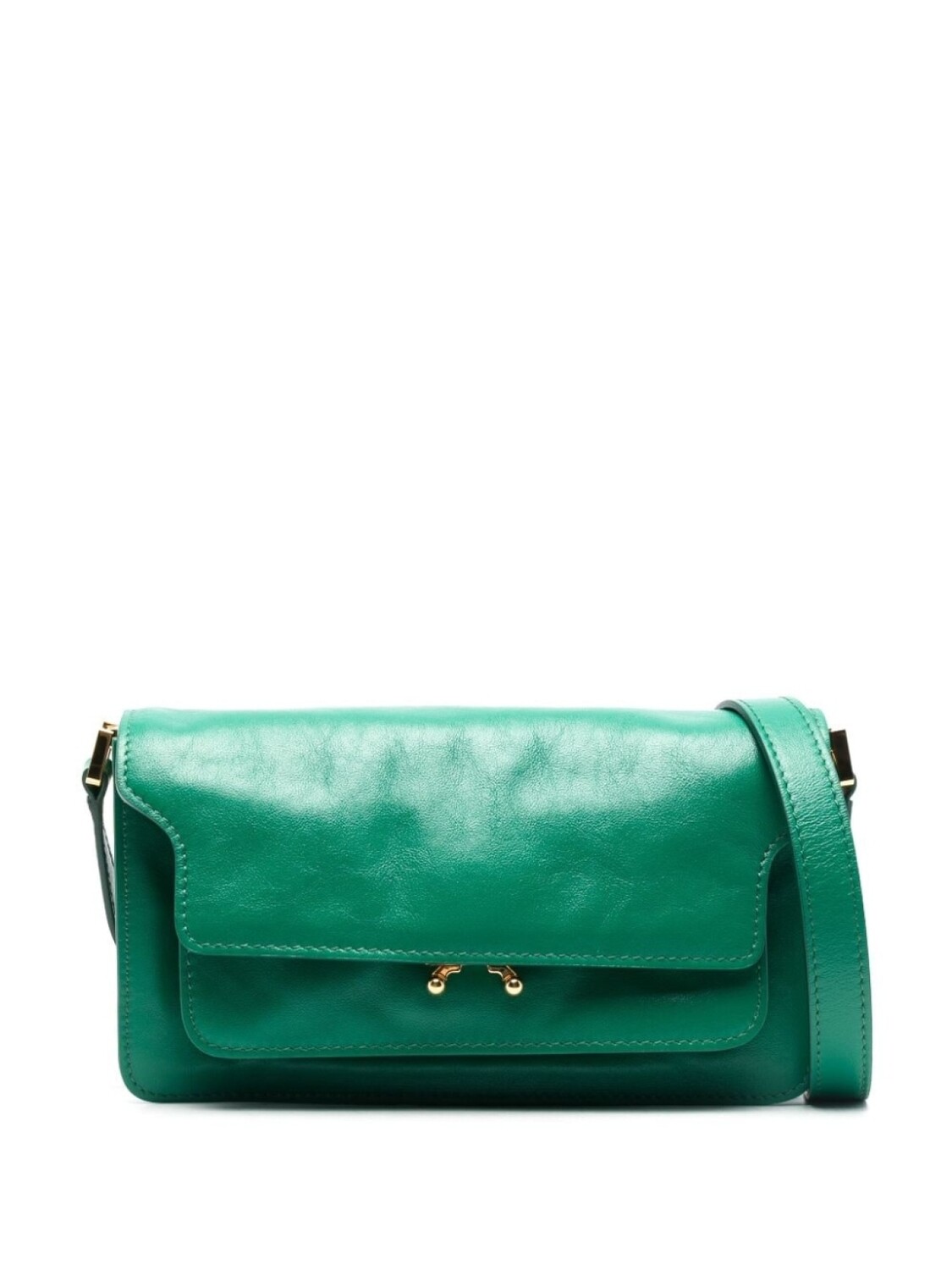 

Marni сумка через плечо Trunk, зеленый