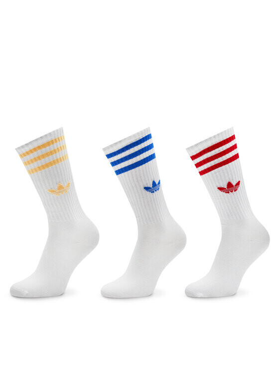 

Комплект из 3 пар длинных носков Adidas, белый