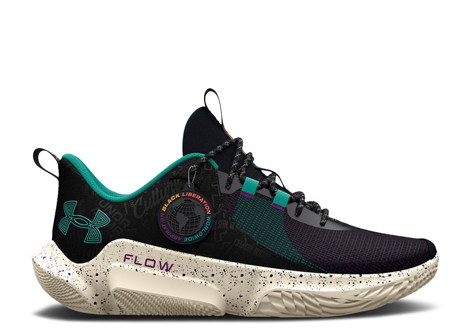 

Кроссовки Under Armour Flow Futr X 2 'Black History Month', черный