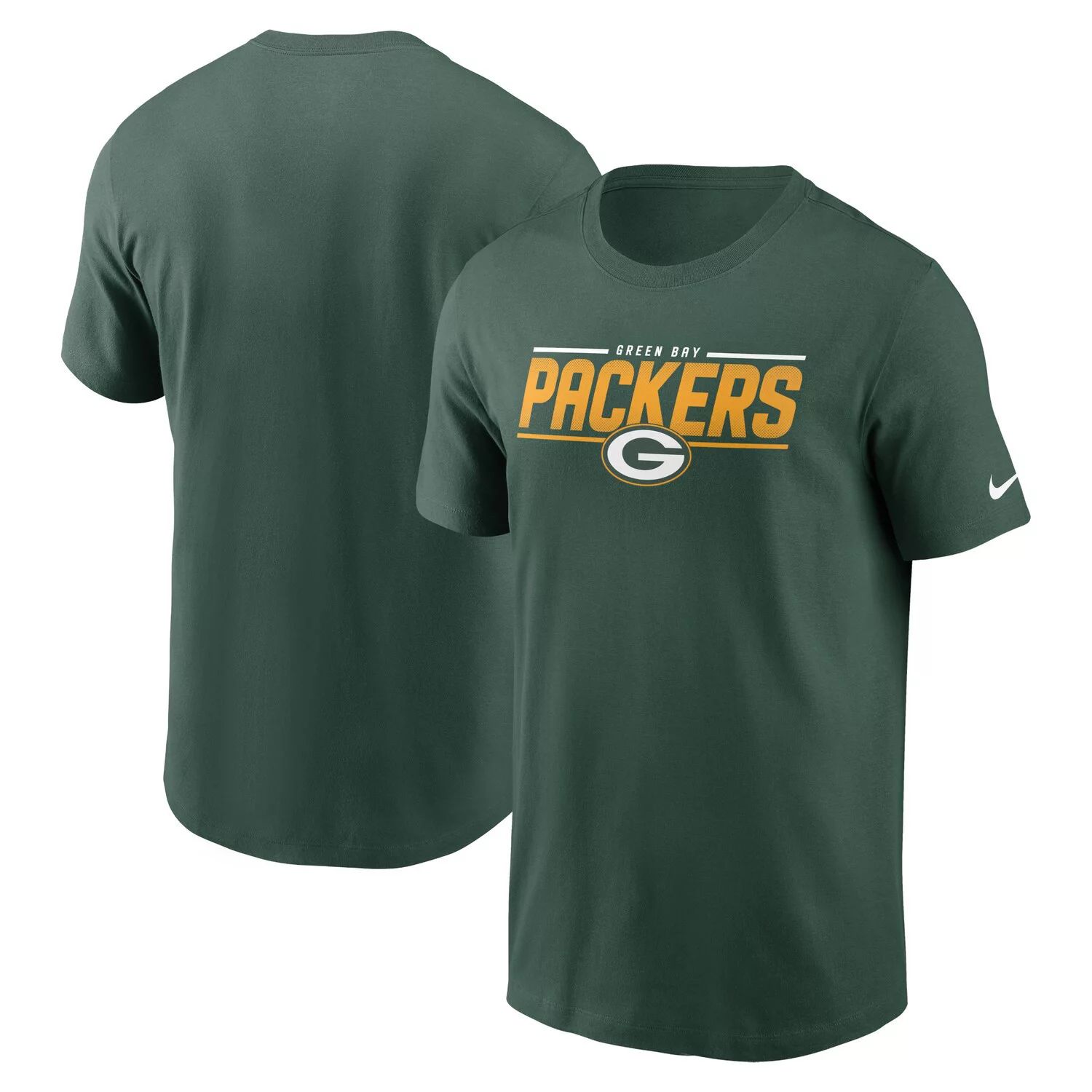 Мужская зеленая футболка Green Bay Packers Muscle Nike