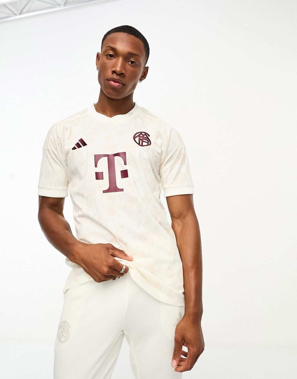 

Белая футболка из джерси adidas Football FC Bayern Мюнхен, Белый