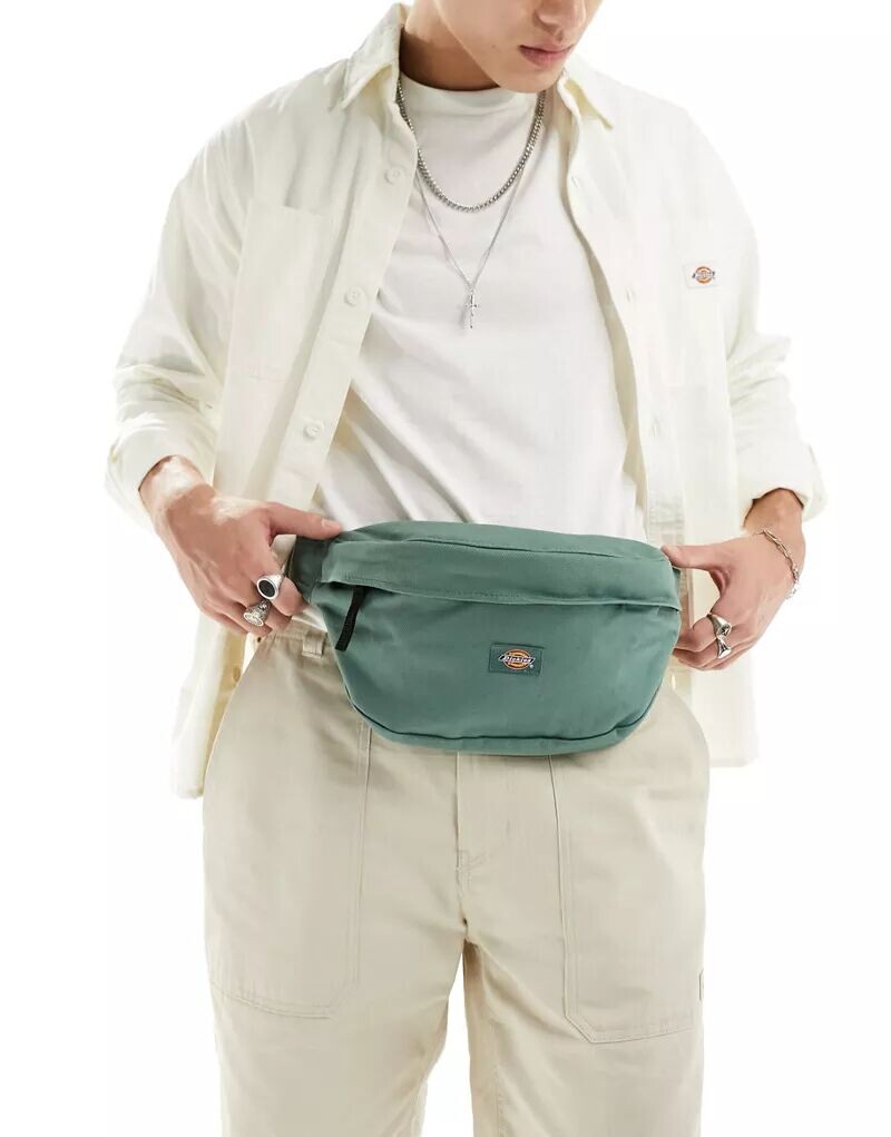 

Темно-зеленая поясная сумка из холщовой ткани Dickies Duck Canvas